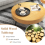 Casart 2PCS Round Nesting Tables Boho Farmhouse Accent Coffee Tables w/Adjustable Foot 4