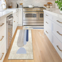 1pc Light Runner Rug Grey Floor Mat Washable Carpet Delicate Hemming Floor Mat For Living Room Dining Room Reading Room Home Decor Room Decor Hotel De