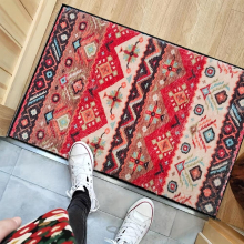 1pc Bohemian Persian Area Rug Living Room Rug Cashmere Carpet Foldable Machine Washable Study Bedroom Sofa Tea Table Rug Entrance Mat