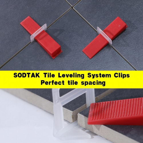 100pcs Tile Leveling System Clips DIY Tiles Leveler Spacers Tile Leveling System For Ceramic Tile And Stone Installation 1