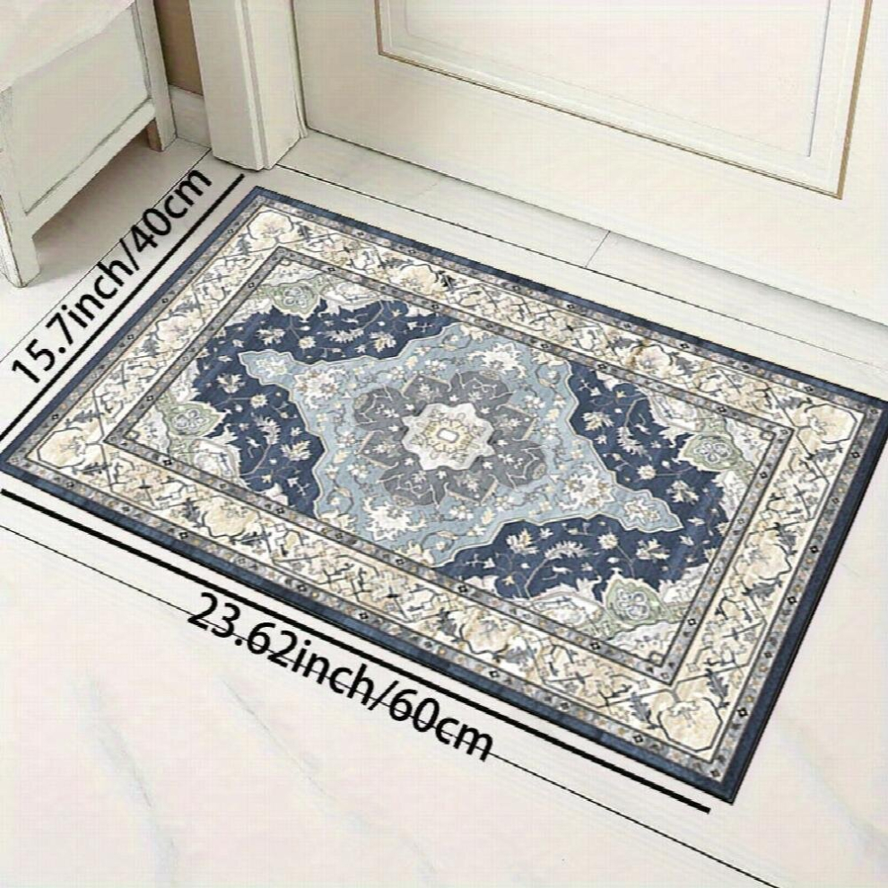 1pc Vintage Boho Area Rug Soft And Thickened Floor Mat Non Slip Machine Washable Carpet Entrance Welcome Door Mat Living Room Bedroom Dormitory Carpet-image-OPC-PD8FSYR-NEW