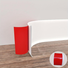 1pc Flexible Wall Base Baseboard Molding Trim 4 Inch W X 16 4 Feet L Self Adhesive Vinyl Wall Base Cove Base Peel And Stick Rubber Wall Base Moulding