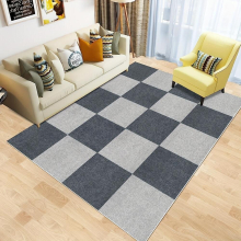 12 30pcs Carpet Floor Tiles Area Rug Anti slip Office Carpet Dirt resistant Square Area Rug With Adhesive Stickers Washable DIY Square Carpet Tiles