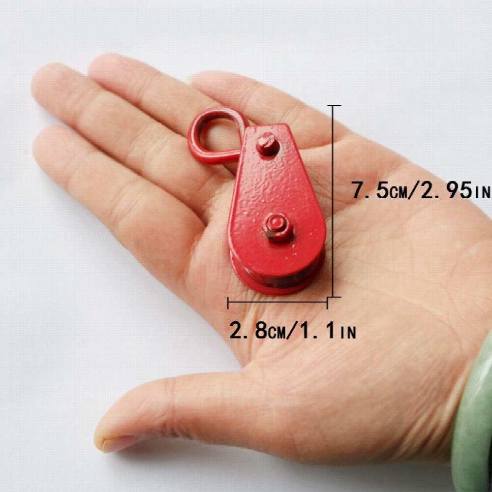 STAINLESS STEEL PULLEY Single Wheel Swivel Lifting Rope Pulley Block Tool 20mm $5.41 - CA - View #9