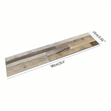 1 5 10pcs Gery Wood Flooring Peel And Stick Tiles Covering Easy To Install And Waterproof For Bathrooms And Kitchens 15 X 88