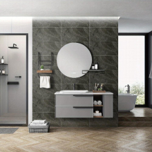 5 10pcs Marble Peel & Stick Floor Tiles Easy to Install Waterproof & Perfect for Bathroom & Kitchen