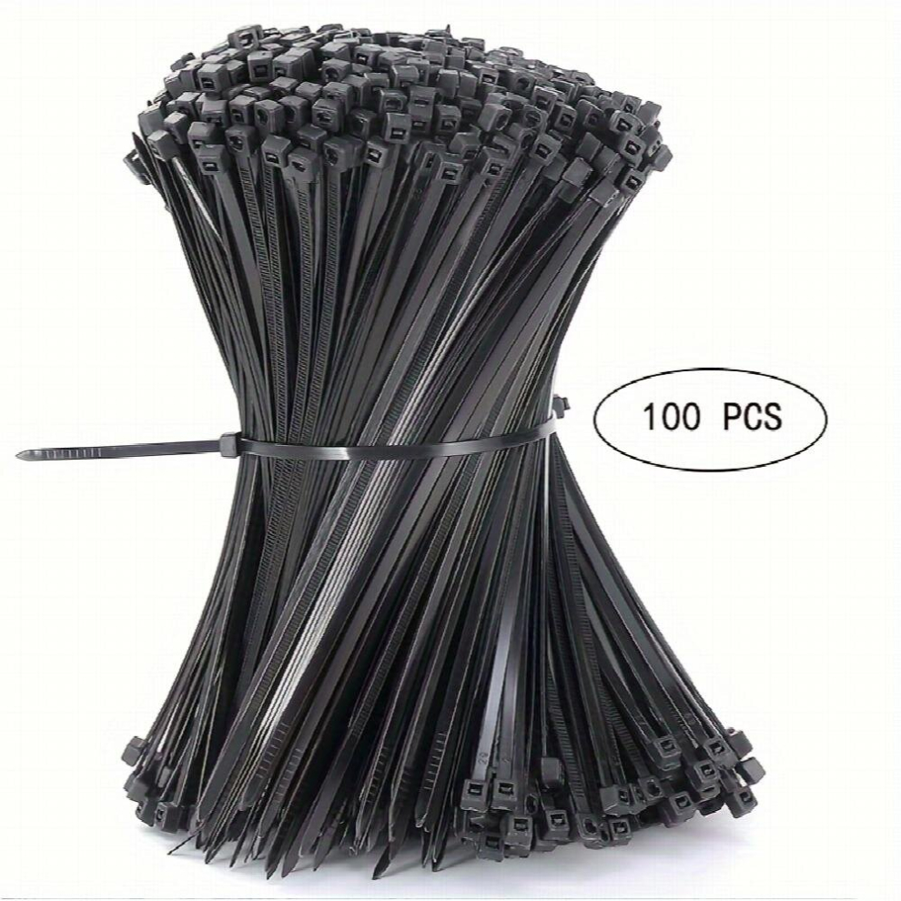 100Pcs Wire Ties Ultra Strong Durable Nylon Cable Ties 885680870187