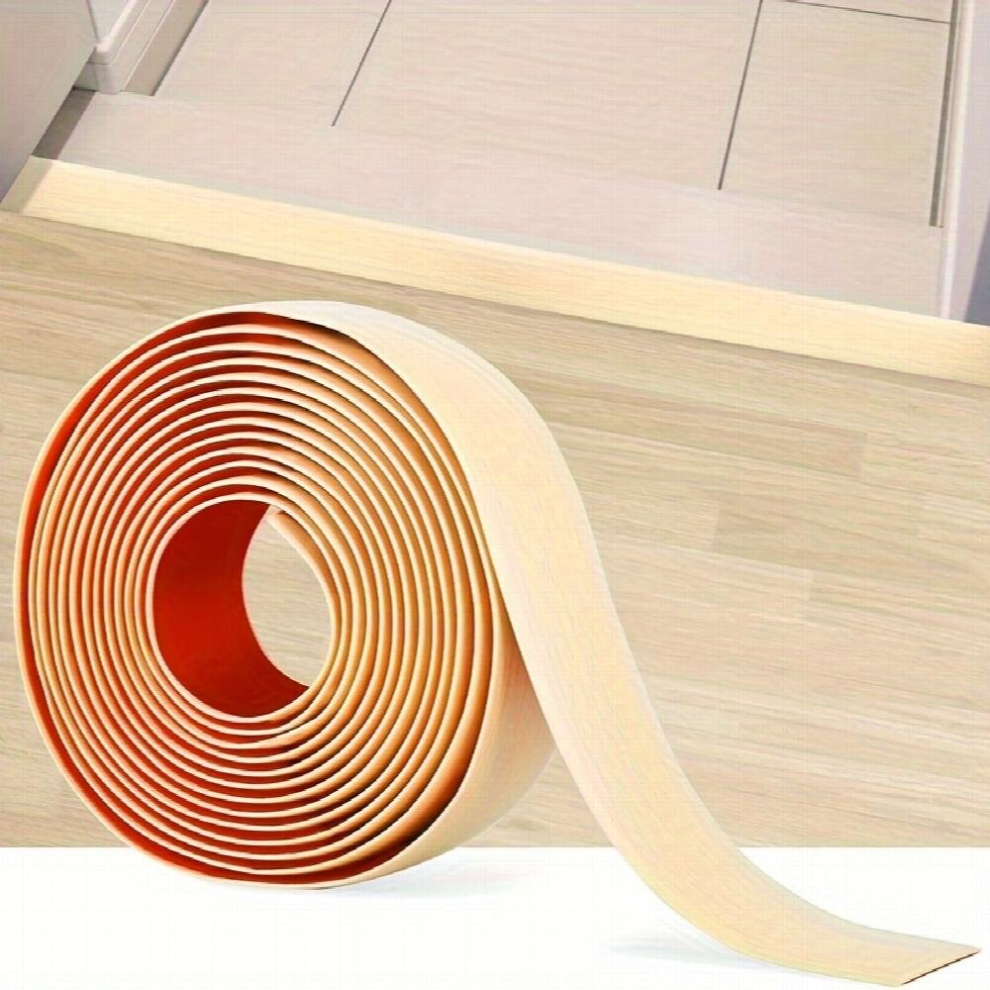 1Pc 3 05Meter Floor Transition Strip Doorways Vinyl Self Adhesive Laminate Flat Divider Flooring For Joining Floor Gaps Carpet Threshold Cover Floor T 885680869679