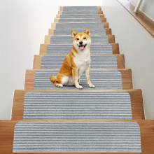 8 15pcs Stair Treads For Wooden Steps Indoor With Self Adhesive Non Slip Stair Runners Peel & Stick Indoor Stair Carpet Runner Resistant Indoor Runner