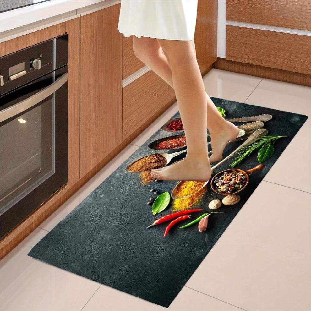 1 2pcs Soft Kitchen Rug Cushioned Anti Fatigue Kitchen Rug Waterproof Non Slip Kitchen Rugs Set Runner Rug Bedside Rug Absorbent Machine Washable Carp-image-OPC-PD8FVHK-NEW