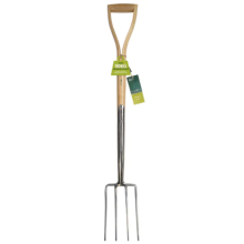 Burgon & Ball Stainless Border Fork Long-Handled Y Grip Strong