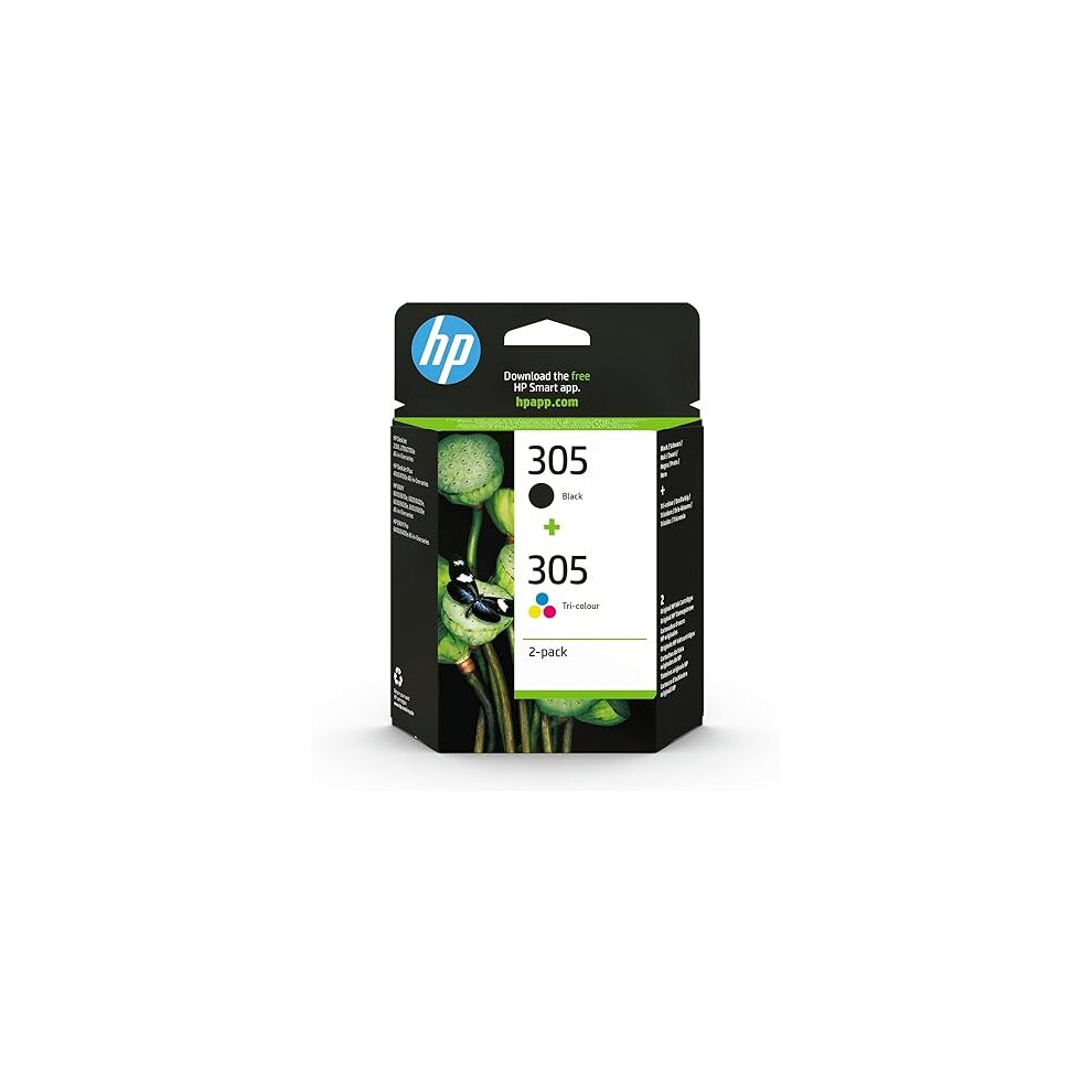 Hp 305 Original Ink Cartridges (Black & Tri Colour) Pack Of 2 Â Reliable, Consistent Prints (120Pp Black / 100Pp Colour) Ink Cartridges Not,Specified 5051111650351