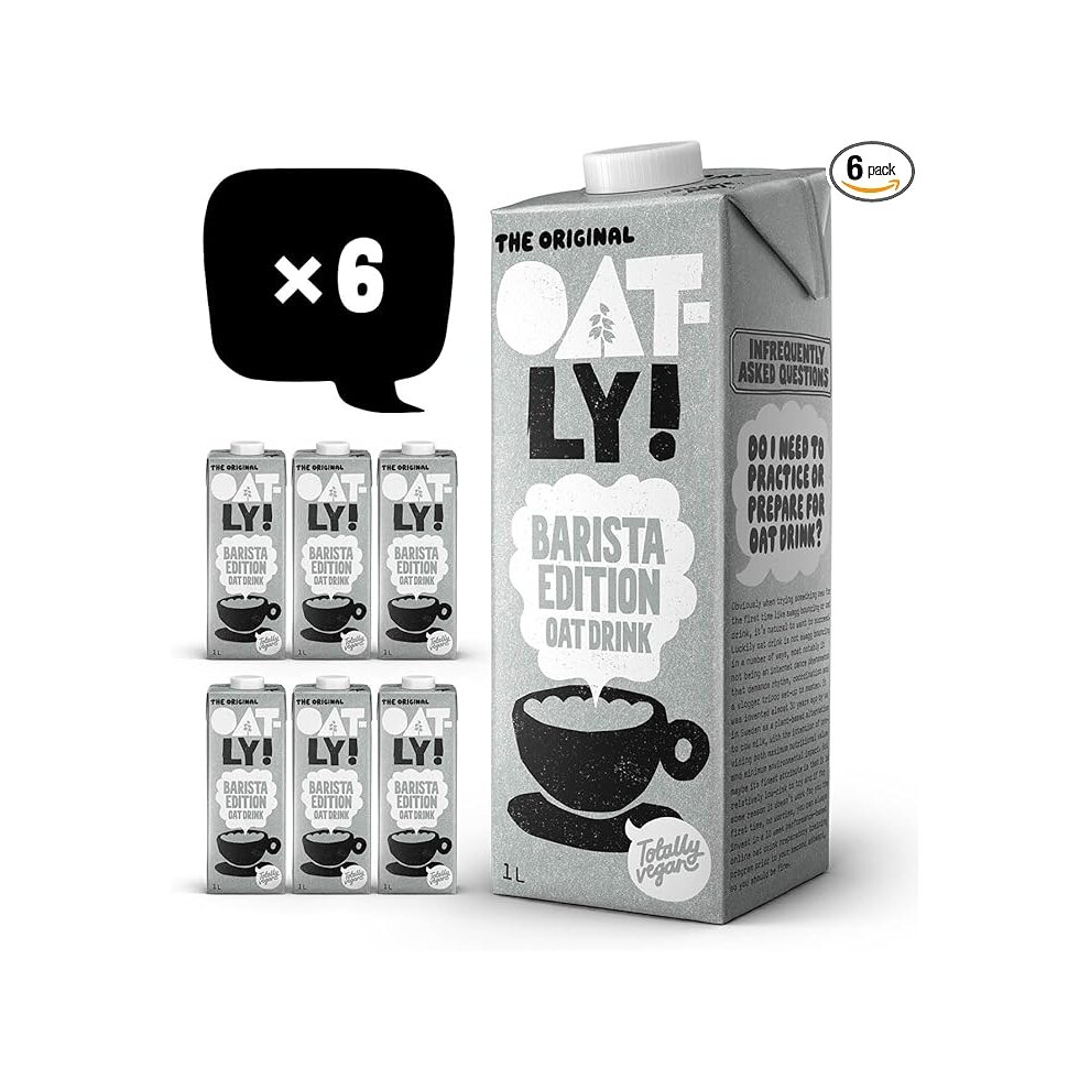 Oatly Barista Oat Drink Long Life 6X1litre
