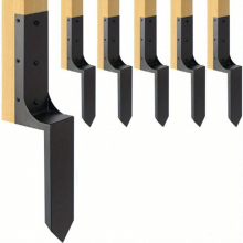 1pc Fence Post Anchor Ground Spike Fence Post Repair Kit