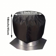 1pc Roof Vent Oxford Cloth Wind Guard Turbo Vent Protection Roof Change Fan Cover Waterproof Cover