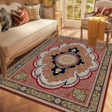 1pc Vintage Persian Area Rugs Non slip Boho Soft Carpet Machine Washable Sofa Floor Mat For Living Room Bedroom Home Decor Room Decor