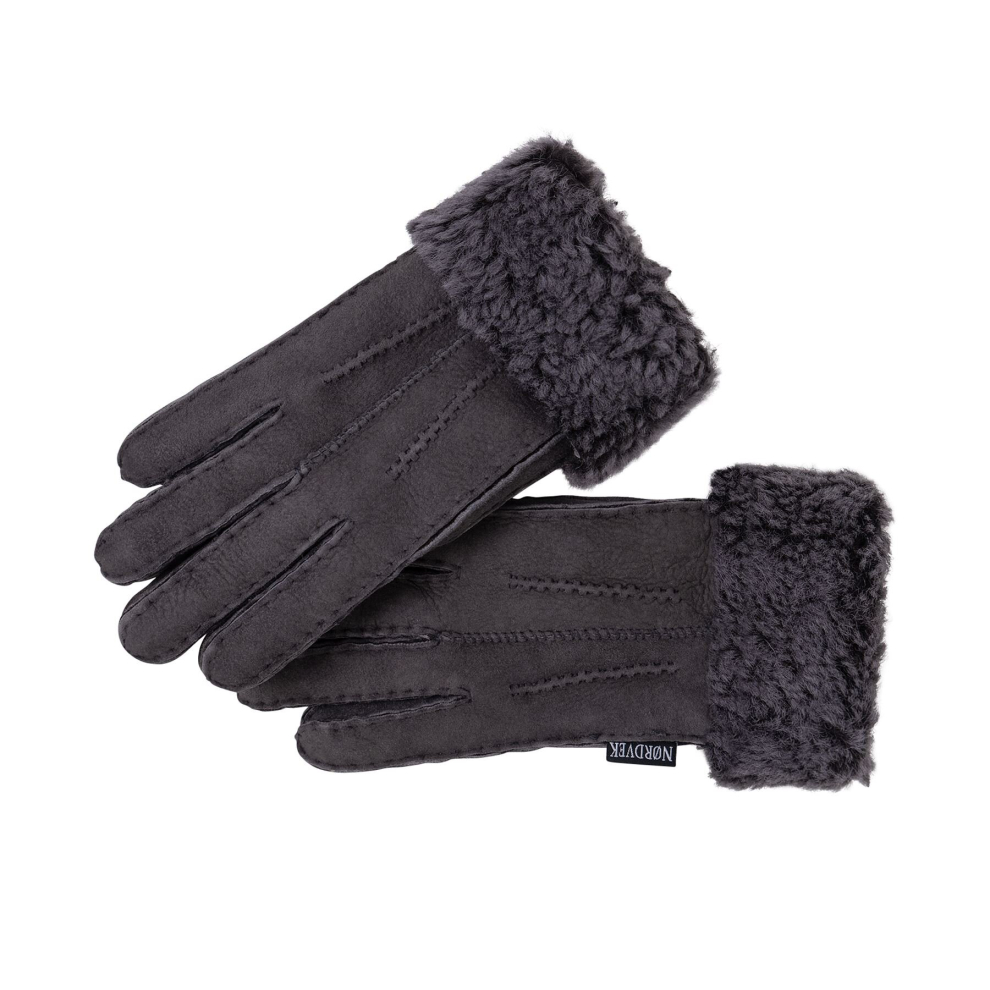 Nordvek Womens Sheepskin Gloves With Fur Cuff - 301-100 Not,Specified