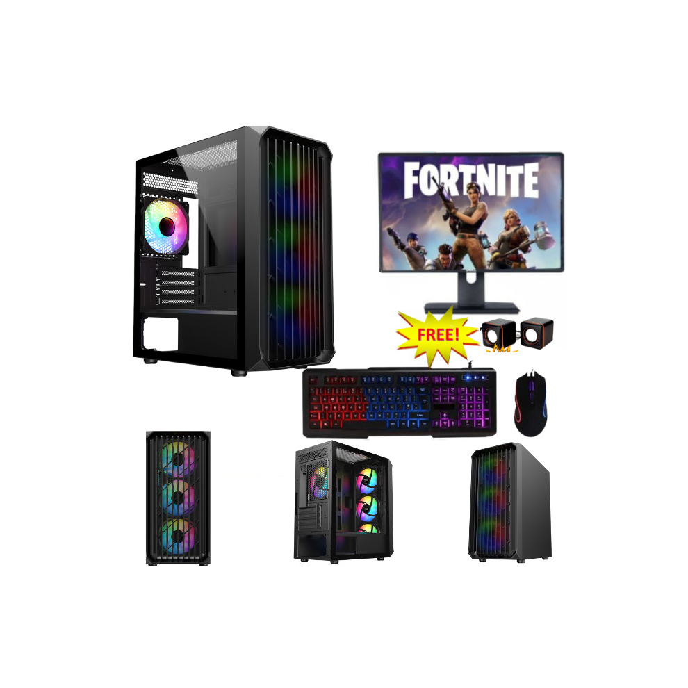 Fast Gaming Intel Quad Core i5 16GB RAM 1TB HDD 240GB SSD PC 4GB GT730 Bundle & Speakers set, Easter offer Spring SALE