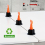 1 50pcs Sleveling Wedges Floor Tile Spacers Wall Tile Spacers Tile Leveling Systems Level Locator Spacers 2