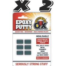 2 x Waterproof Epoxy Putty Repair Pellets Ceramic Metal Plastic Filler