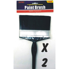 2 x 6inch Wide Paint Brush for Wall Head Ceiling Emulsion Painting