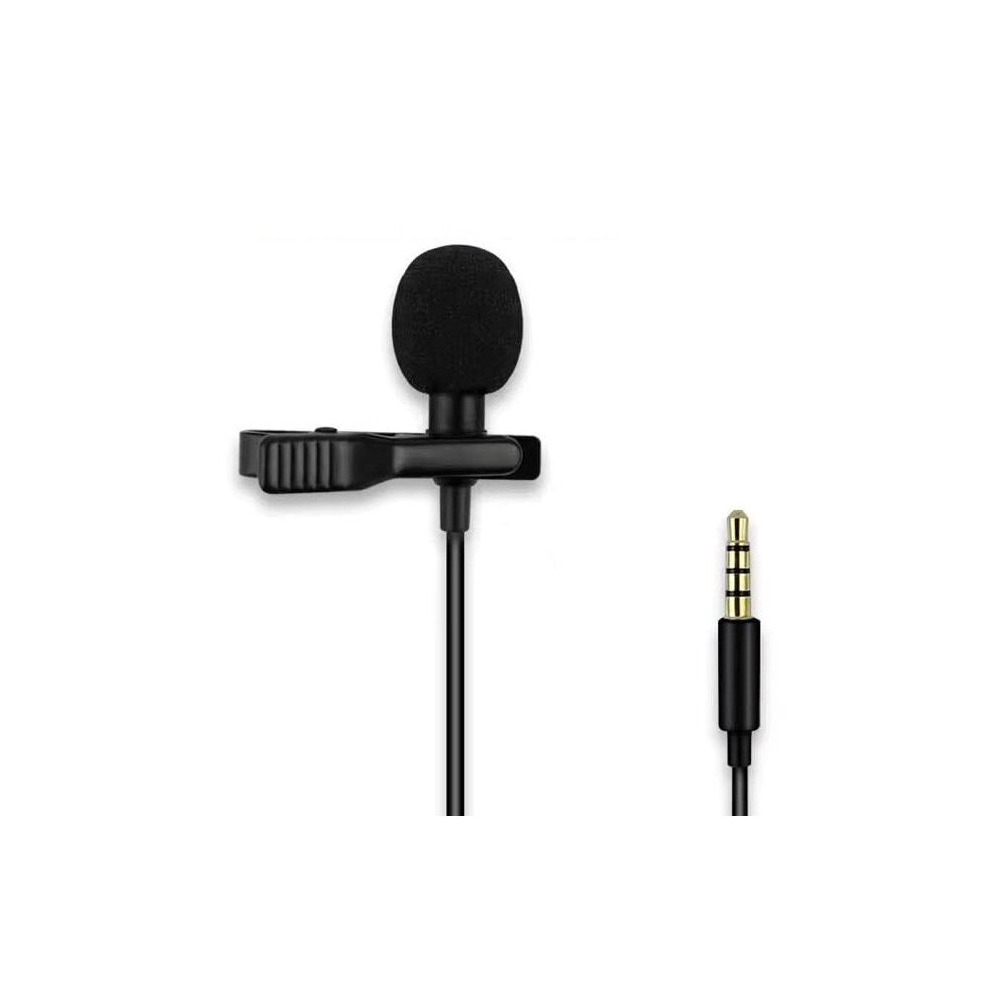Microphone For 3.5 Aux Devices Jbc 050 Lavalier Lapel 7865576579038