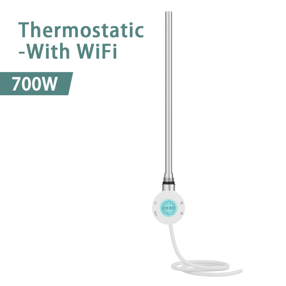 Nrg (, 700W) Smart Wifi Thermostatic Electric Heating Element For Heated Towel Rail Radiator White