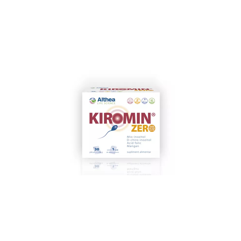 Althea Life Science Kiromin Zero, 30 Sachets. Myo-Inositol, D-Chiro-Inositol