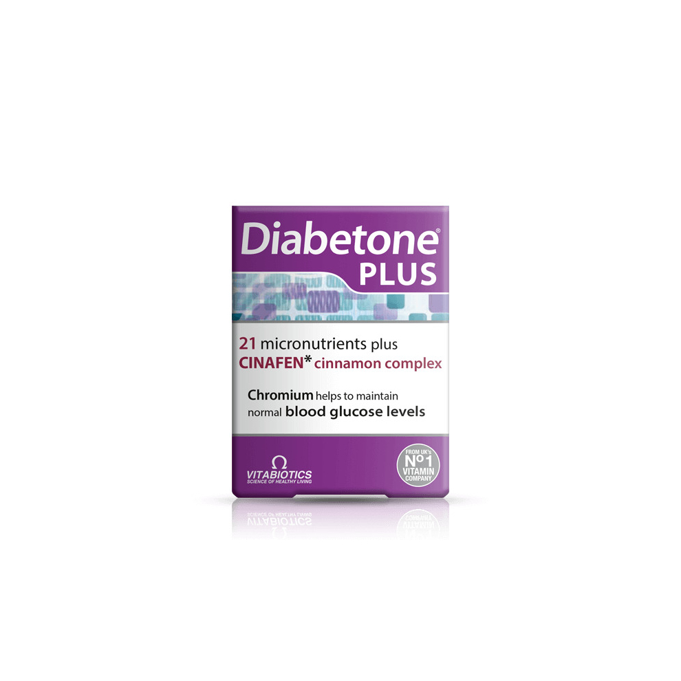 Vitabiotics Diabetone Plus with Cinafen 84 Tablets (Pack of 4)