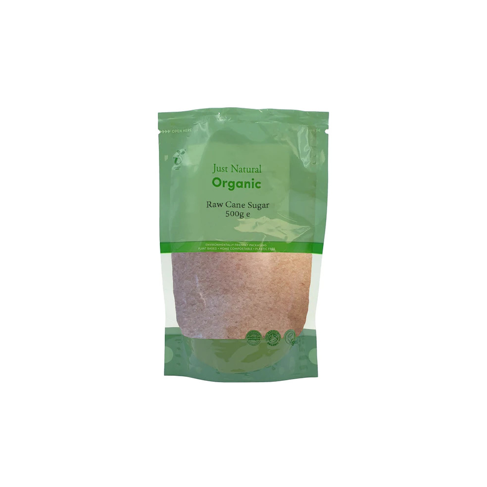Just Natural Organic Raw Cane Sugar 500G