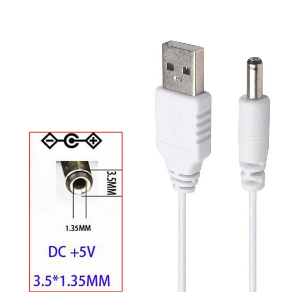 Usb-A To 3.5Mm X 1.35Mm Barrel Jack Male Dc 5V Power Charger Plug Adapter Cable 5473584375843