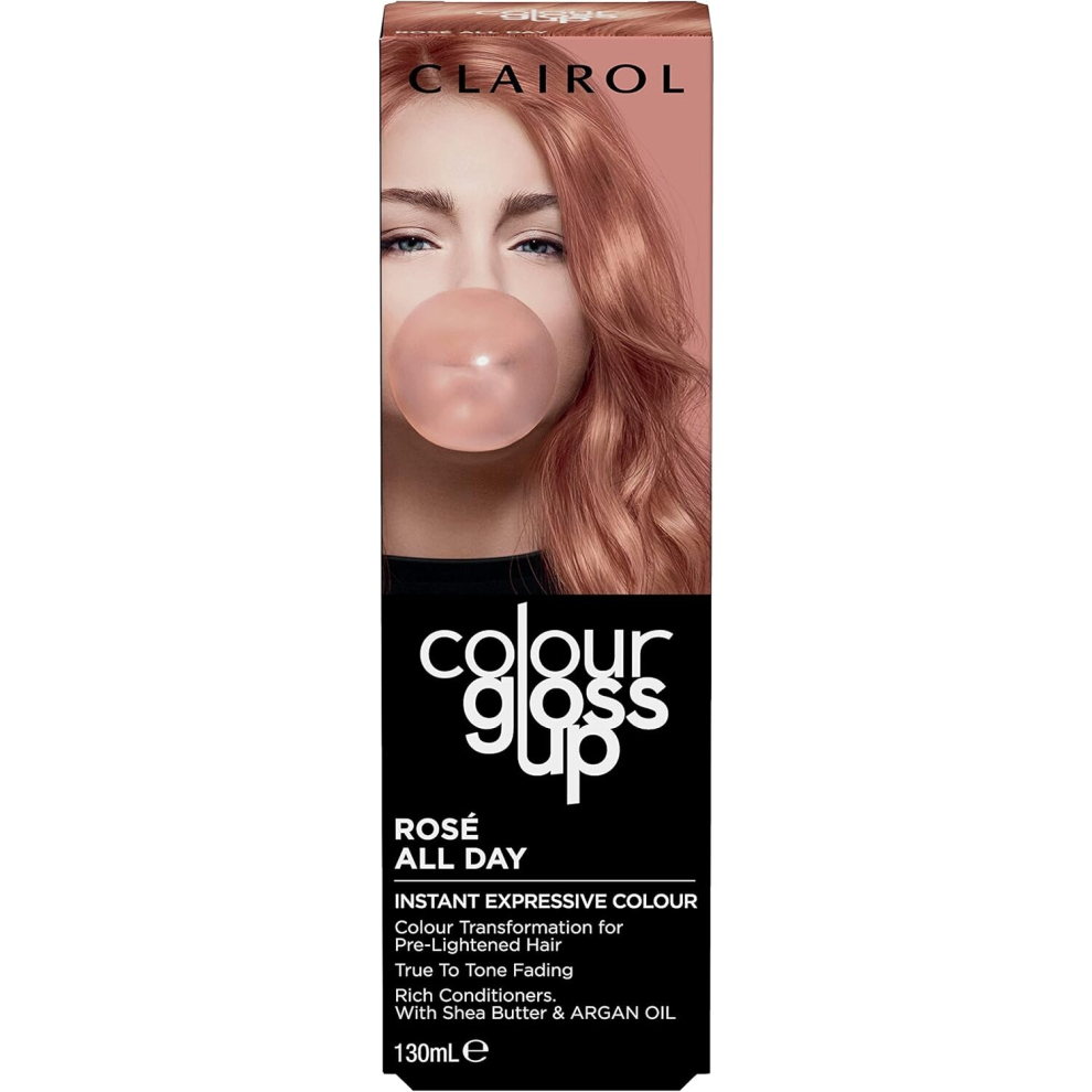 Clairol Colour Gloss Up Conditioner, Rose All Day, 130ml