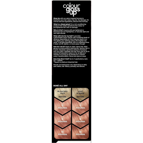 Clairol Clairol Colour Gloss Up Conditioner, Rose All Day, 130ml 1