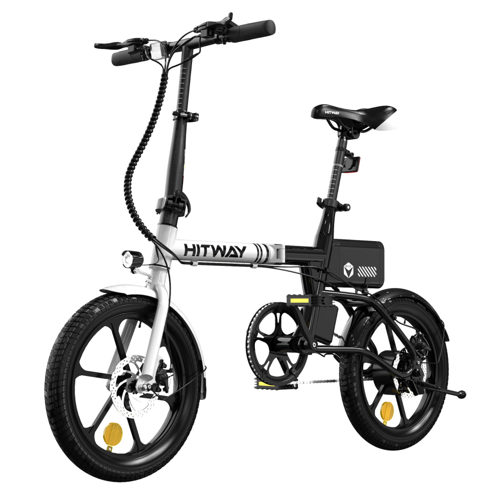 HITWAY 16" Electric Bike, 250W Motor, Assist Range Up to 25-60Km