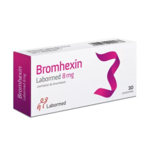 Bromhexin, 8 mg, 20 tbls  chronic diseases of the respiratory tract