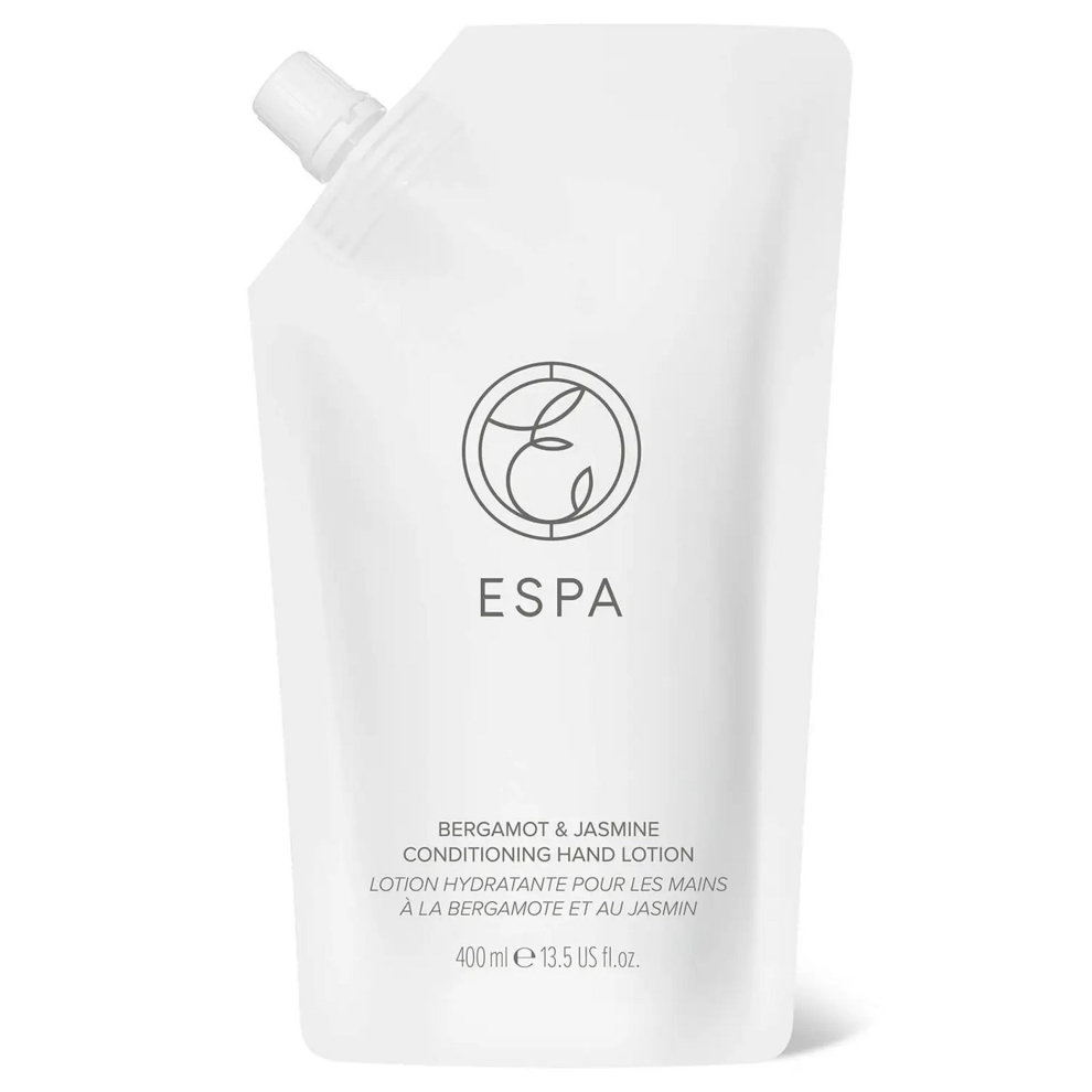 ESPA Conditioning Hand Lotion refill Pouch 400ml Bergamot and Jasmine