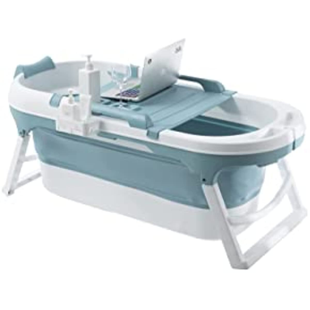 B&Q - Portable Foldable Bathtub Adults Free Standing Soaking Bath Tub For Bathroom Spa - Image 3