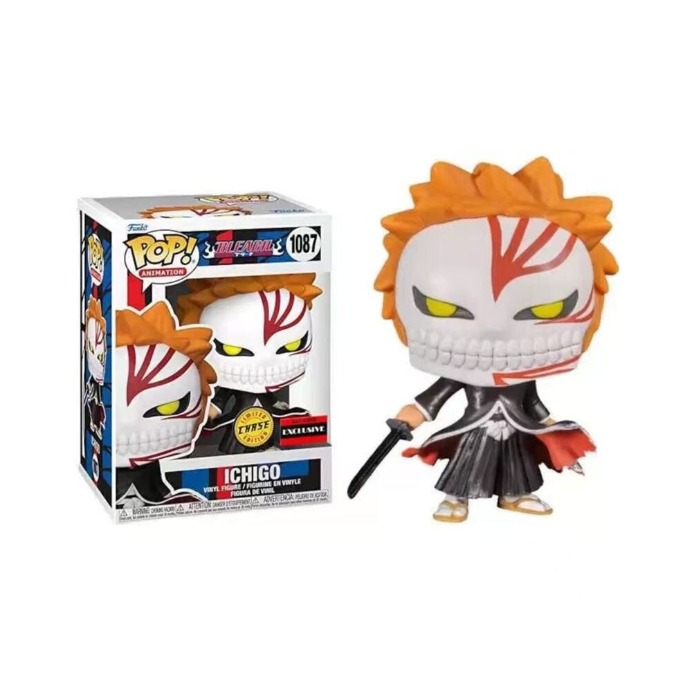 (1087 A) Funko POP Animation BLEACH Kurasaki Ichigo ICHIGO 1087#Vinyl Dolls Figure Collection Model Toys