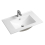 750mm Inset Bathroom Basin White Ceramic Modern Square Cabinet Mounted Sink Bowl 4