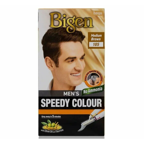 Bigen Bigen Speedy Men's Permanent Hair Colour Medium Brown 105