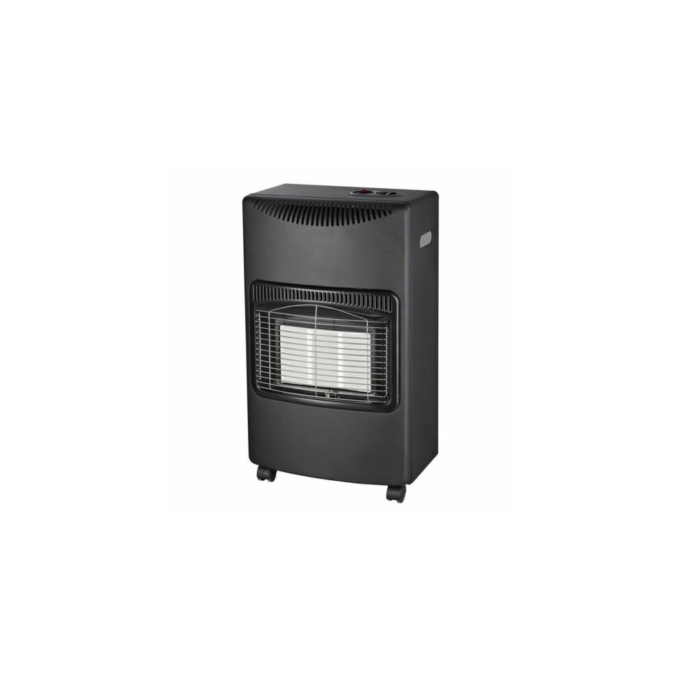 4.2KW Gas Heater Portable Freestanding Cabinet Fire Home Office Butane Black