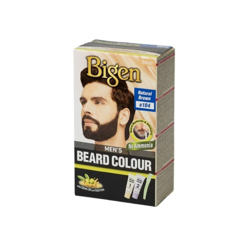Bigen Bigen Men's Beard Colour Natural Brown B104