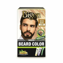 Bigen Men's Beard Colour Medium Brown B105