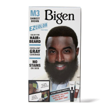 Bigen EZ Colour For Men Colour, For Hair And Beard, M3 Darkest Brown
