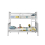 SlumberWorx NOAH WHITE WOODEN TRIPLE SLEEPER BUNK BED - SINGLE & DOUBLE 10