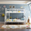 SlumberWorx NOAH WHITE WOODEN TRIPLE SLEEPER BUNK BED - SINGLE & DOUBLE 4
