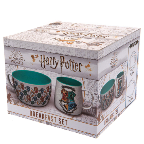 Harry Potter Harry Potter Breakfast Set Magical Glass Official Merchandise 1