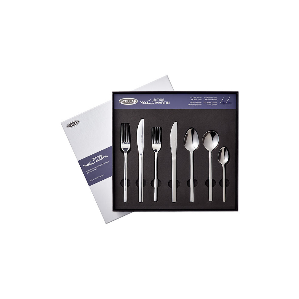 James Martin 44 Piece Cutlery Gift Box Set