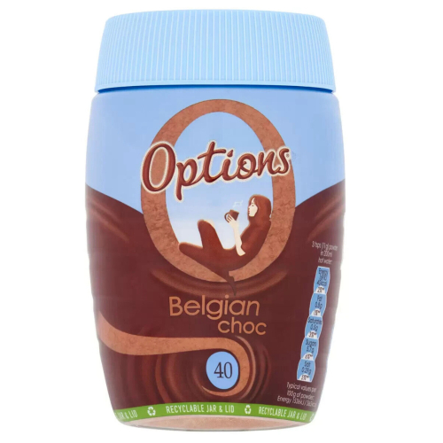 Options Belgian Hot Chocolate Choc-O-Lait  395g