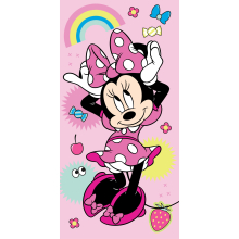 Disney Minnie Mouse Bath Beach Towel 140 x 70 cm 100% COTTON Rainbow